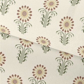 Retro Cartoon Sunflower Waterproof Oxford