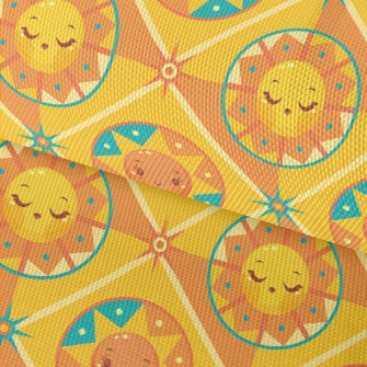 Cute Cartoon Sun Waterproof Oxford