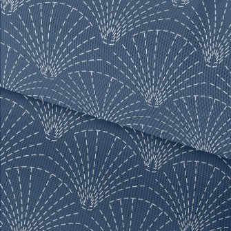 Traditional Sashiko Embroidery Waterproof Oxford