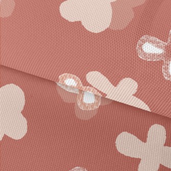 Hand Drawn Small Flower Doodle Waterproof Oxford