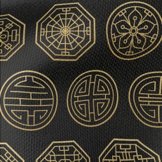 Chinese Traditional Symbols Waterproof Canvas