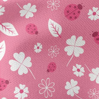 Clover And Ladybug Waterproof Canvas