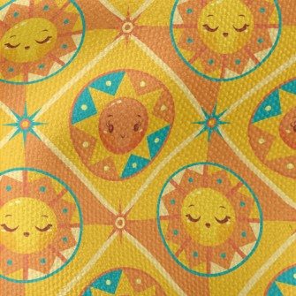 Cute Cartoon Sun Waterproof Canvas