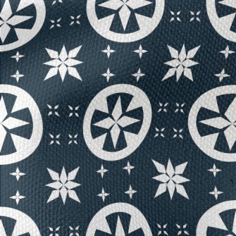 Star Pattern And Circle Waterproof Canvas