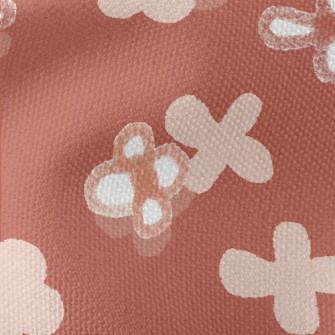 Hand Drawn Small Flower Doodle Waterproof Canvas