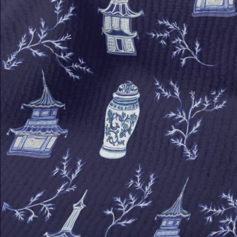Chinese Blue And White Porcela Terry