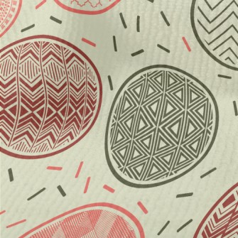 Geometric Pattern Round Terry