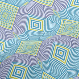 Colorful Modern Polygonal Performance Linen