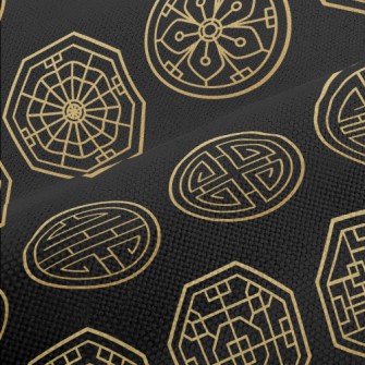 Chinese Traditional Symbols Performance Linen