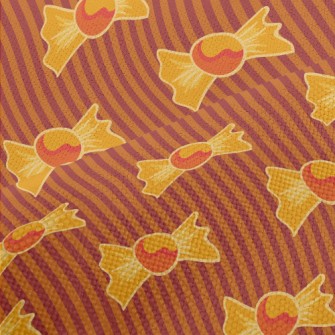 Orange Halloween Candy Performance Linen