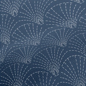 Traditional Sashiko Embroidery Performance Linen