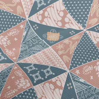 Beautiful Batik Pattern Performance Linen