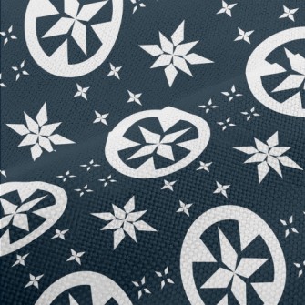 Star Pattern And Circle Performance Linen