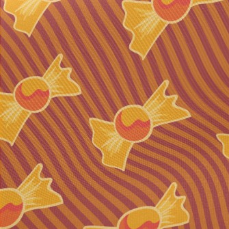 Orange Halloween Candy Twill