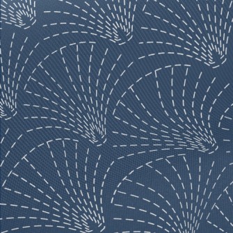 Traditional Sashiko Embroidery Twill