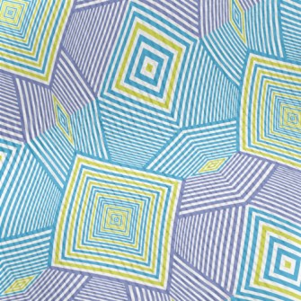 Colorful Modern Polygonal Standard Corduroy