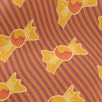 Orange Halloween Candy Standard Corduroy