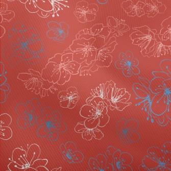 Simple Lines Cherry Blossom Dobby