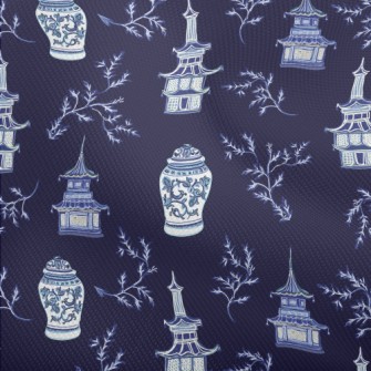 Chinese Blue And White Porcela Dobby
