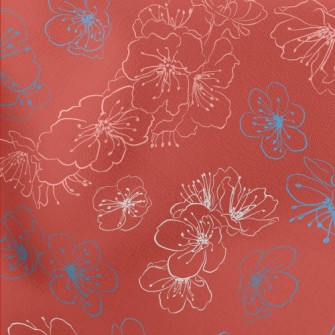Simple Lines Cherry Blossom Stretch Ponte
