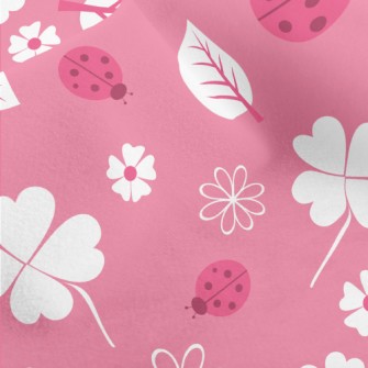 Clover And Ladybug Micro Fleece