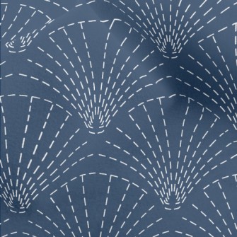 Traditional Sashiko Embroidery Micro Fleece