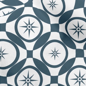 Compass And Intersecting Circl Micro Fleece