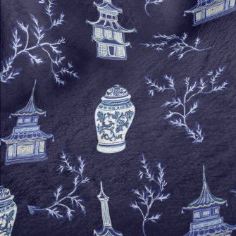 Chinese Blue And White Porcela Minky