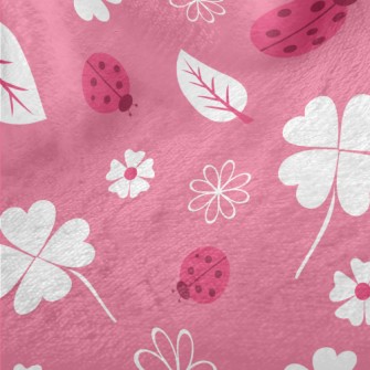 Clover And Ladybug Minky