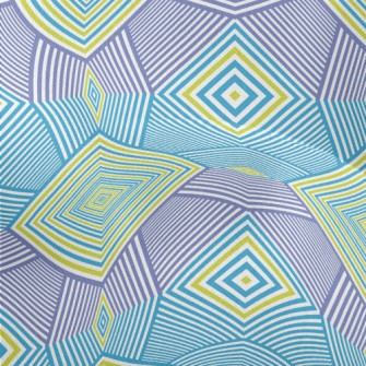 Colorful Modern Polygonal Lightweight Performance Linen