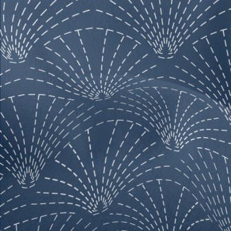 Traditional Sashiko Embroidery Lightweight Performance Linen