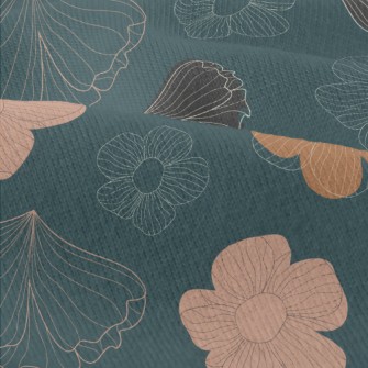 Elegant Hand Painted Flowers Modern Jersey