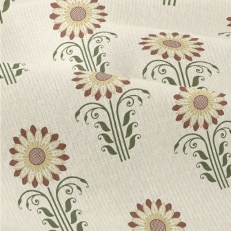 Retro Cartoon Sunflower Modern Jersey