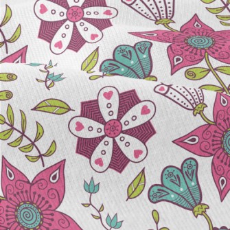 Artistic Hand Drawn Flowers Modern Jersey