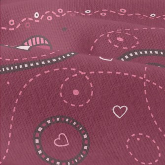 Line Love And Dotted Line Modern Jersey