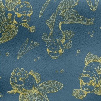 Golden Line Goldfish Jersey Backed Fleece
