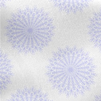 Snowflake Lace Jersey Backed Fleece