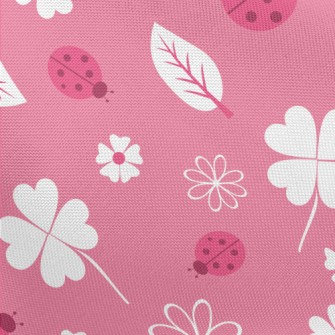 Clover And Ladybug Pongee