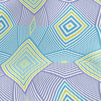Colorful Modern Polygonal Stretch Jersey
