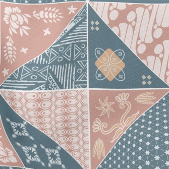 Beautiful Batik Pattern Lightweight Cotton Poplin