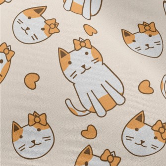 Cat With A Bow Chiffon