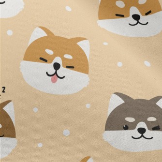 Naughty Thick Eyebrow Shiba In Chiffon
