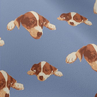 Realistic Hand Drawn Dog Chiffon
