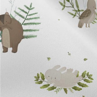 Picture Book Style Cute Animal Chiffon