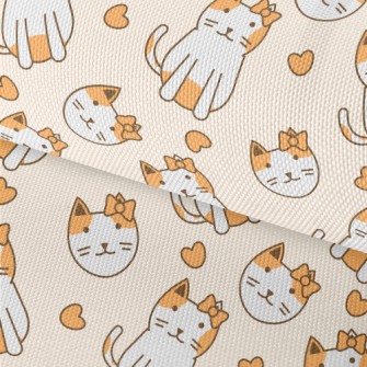 Cat With A Bow Waterproof Oxford