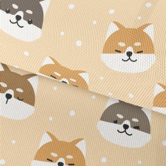 Naughty Thick Eyebrow Shiba In Waterproof Oxford