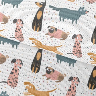 American Style Silly Dog Waterproof Oxford