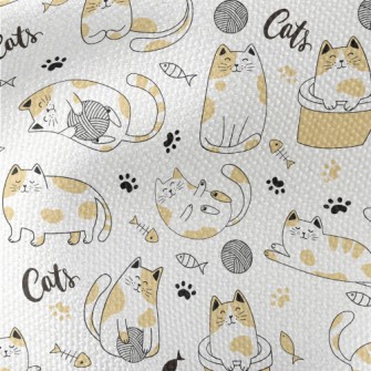 Cute Entertainment Home Cat Waterproof Canvas