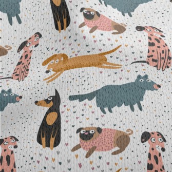 American Style Silly Dog Athletic Mesh Flat Back