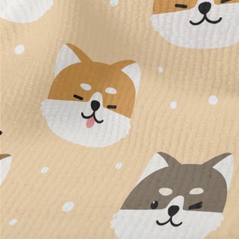 Naughty Thick Eyebrow Shiba In Terry